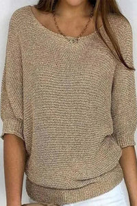 Batwing Sleeve Women's Sweater with Loose Fit – Mira