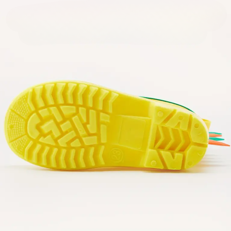 Colourful children's rubber boots with animal motifs - Leo