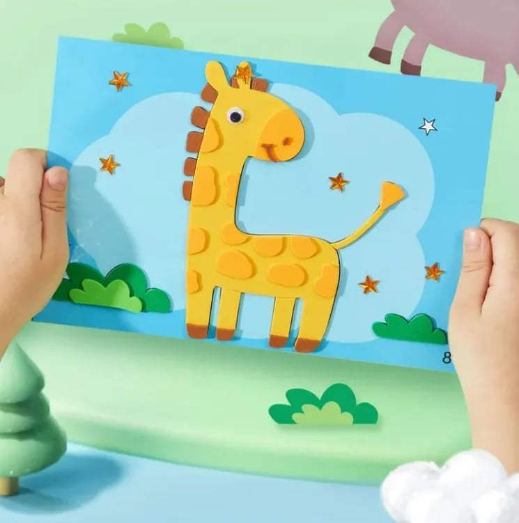 3D Animal Sticker Set - FantasyFlora-Animal Version A-12 pieces-State of Style