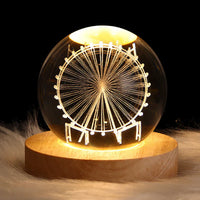 3D Crystal Mood Lighting - GlowCryst-Ferris Wheel 6CM-State of Style