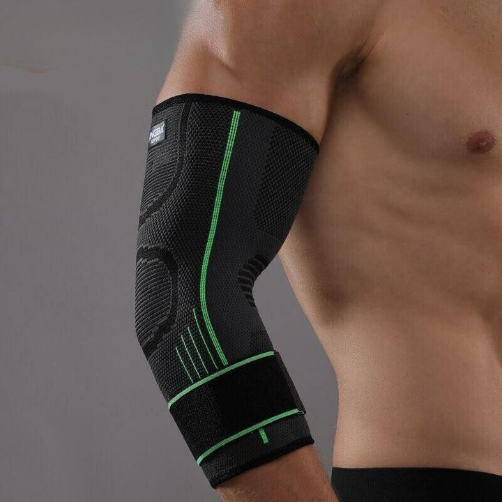 3D Elbow Support Brace for Decompression & Stability – FlexiElbow-Black-S-M (18-24 cm)-State of Style