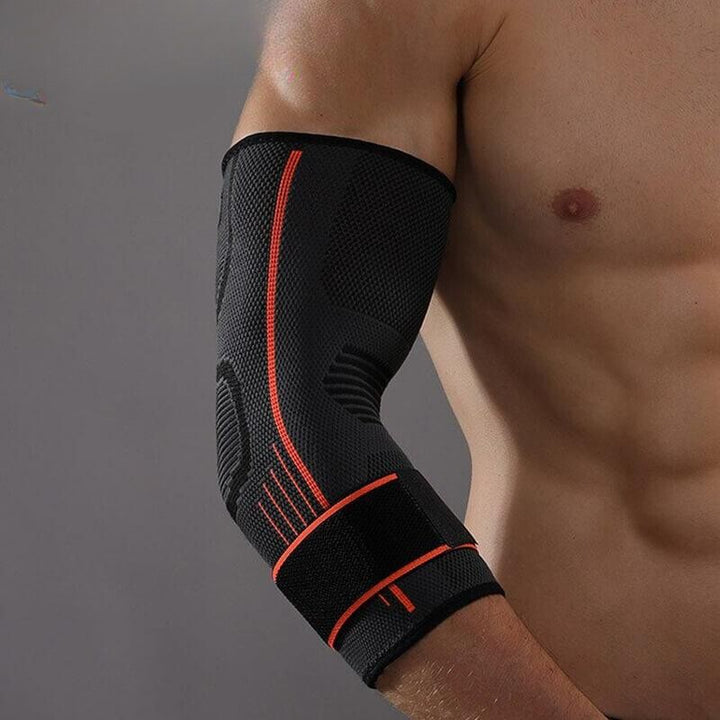 3D Elbow Support Brace for Decompression & Stability – FlexiElbow-Red-S-M (18-24 cm)-State of Style