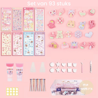 3D Sticker Design Set – StickerFun Creation Set-Set of 93 + FREE storage box-State of Style