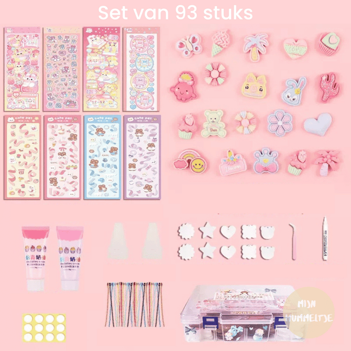 3D Sticker Design Set – StickerFun Creation Set-Set of 93 + FREE storage box-State of Style