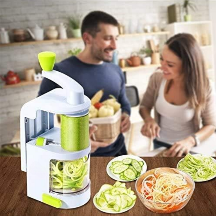 4-in-1 Heavy Vegetable Spiralizer with Strong Suction Cup-State of Style