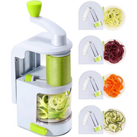 4-in-1 Heavy Vegetable Spiralizer with Strong Suction Cup-State of Style