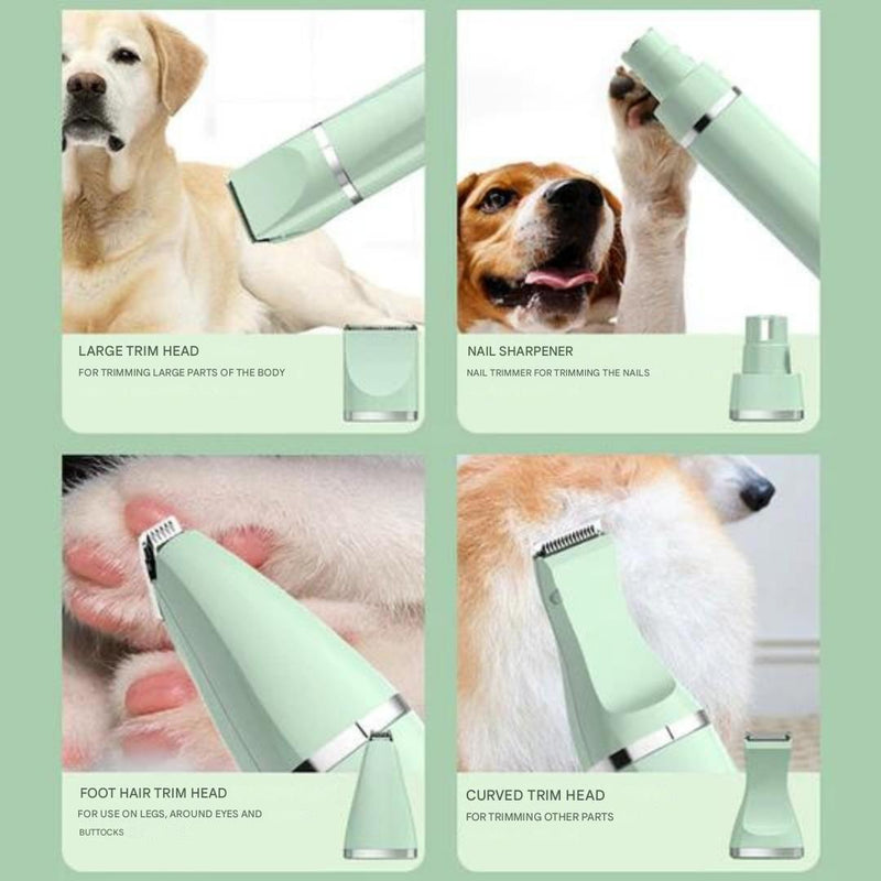 4-in-1 Pet Groomer - TrimMaster Pro-Green-State of Style