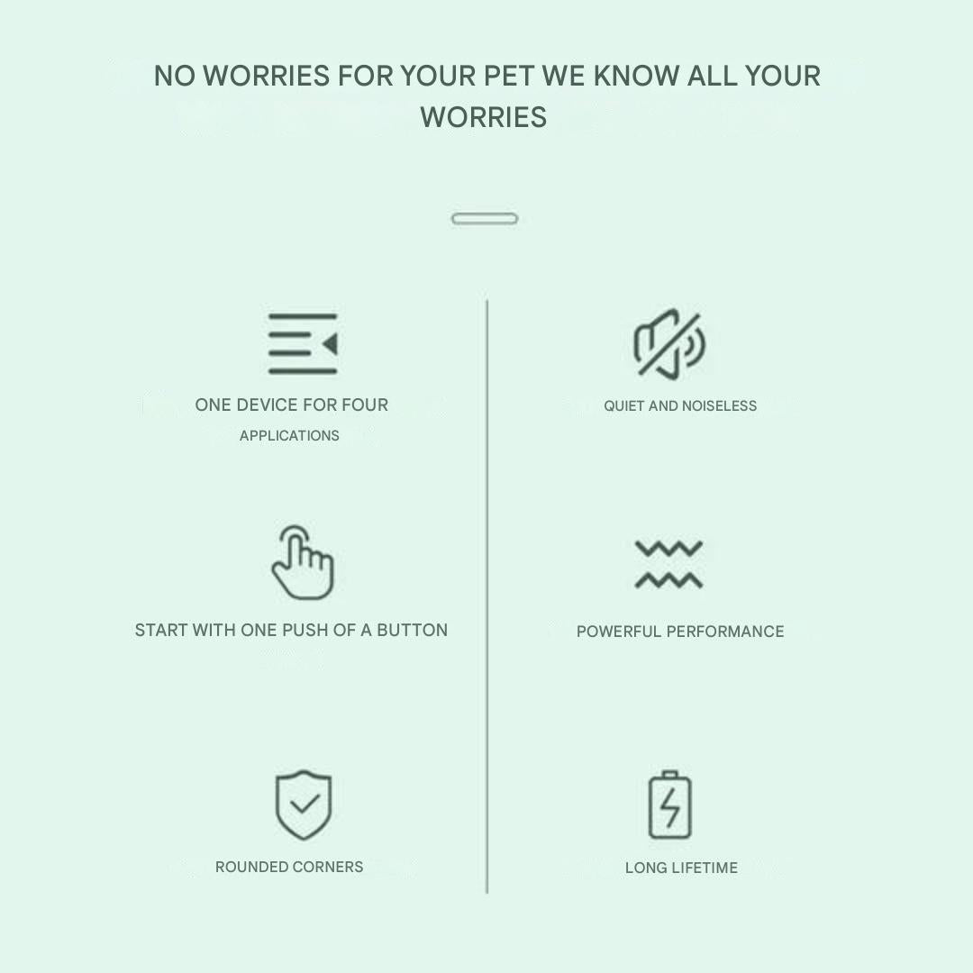 4-in-1 Pet Groomer - TrimMaster Pro-Green-State of Style