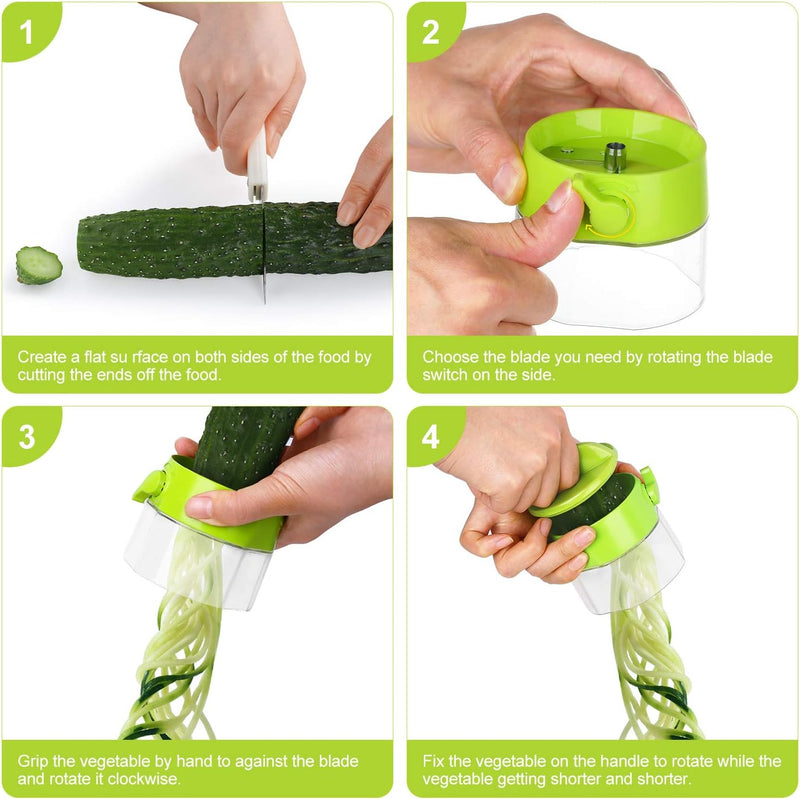 4-in-1 Zoodle Maker – Vegetable Spiralizer-State of Style