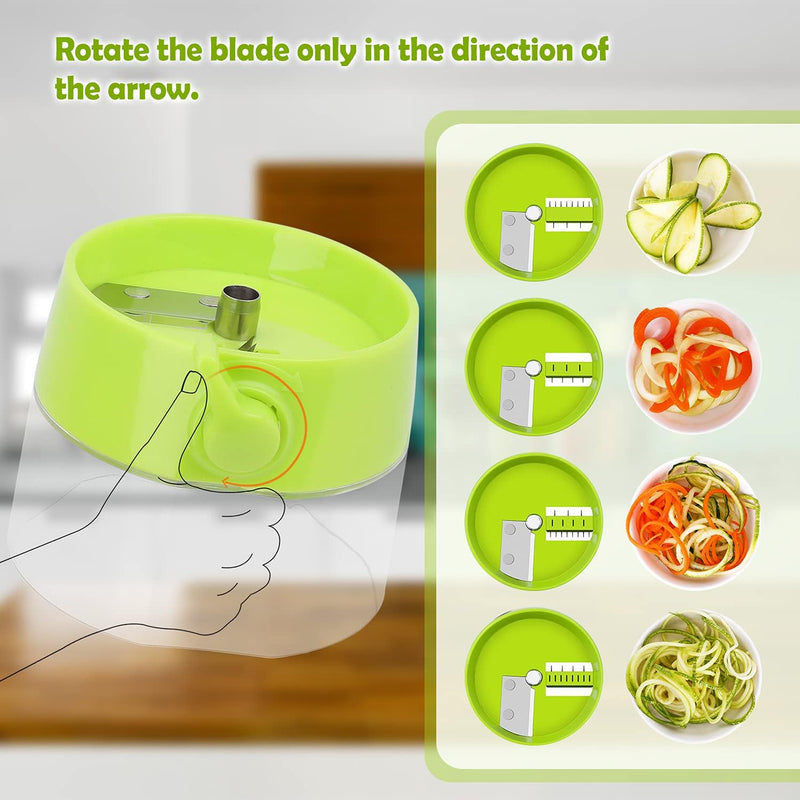 4-in-1 Zoodle Maker – Vegetable Spiralizer-State of Style