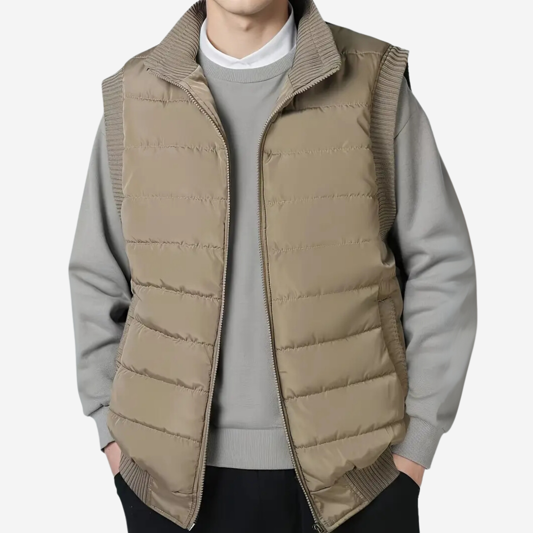 Men's Outdoor Gilet padded & water-repellent – Arvid