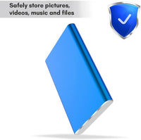 Portable 1TB USB 3.0 Hard Drive with Metal Case and High-Speed Transfer – Dravero