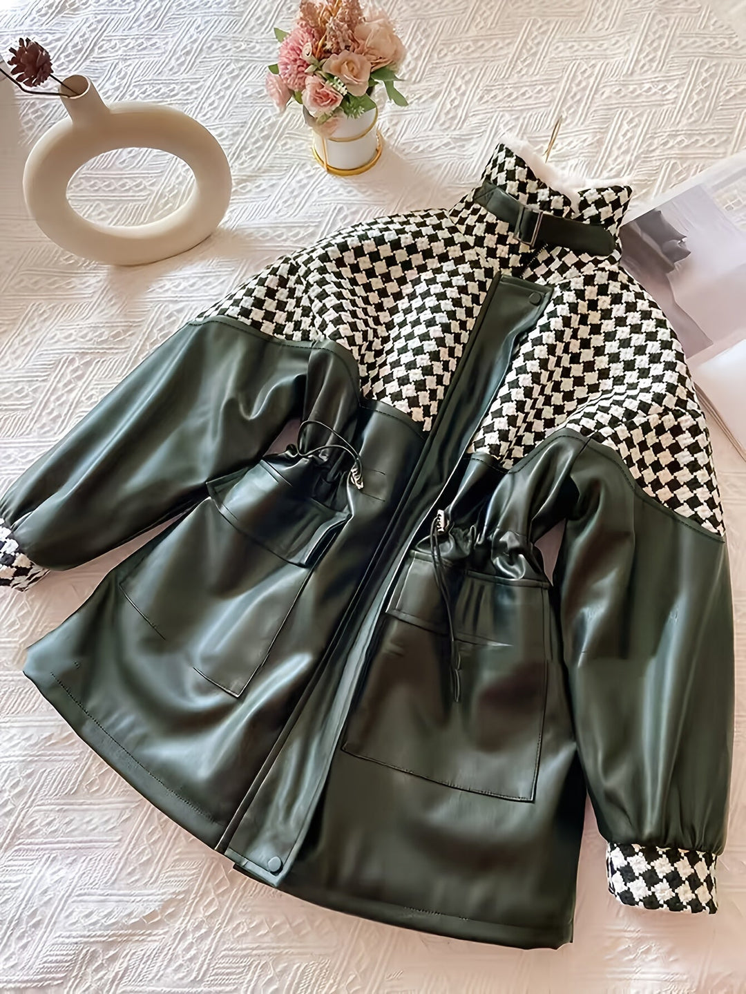 Ladies' plush jacket for autumn & winter – Maribel