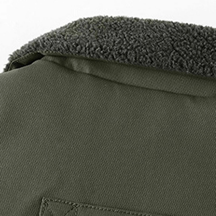 Men's Laid Outdoor Winter Jacket – Lined with Wool Lining – Danny