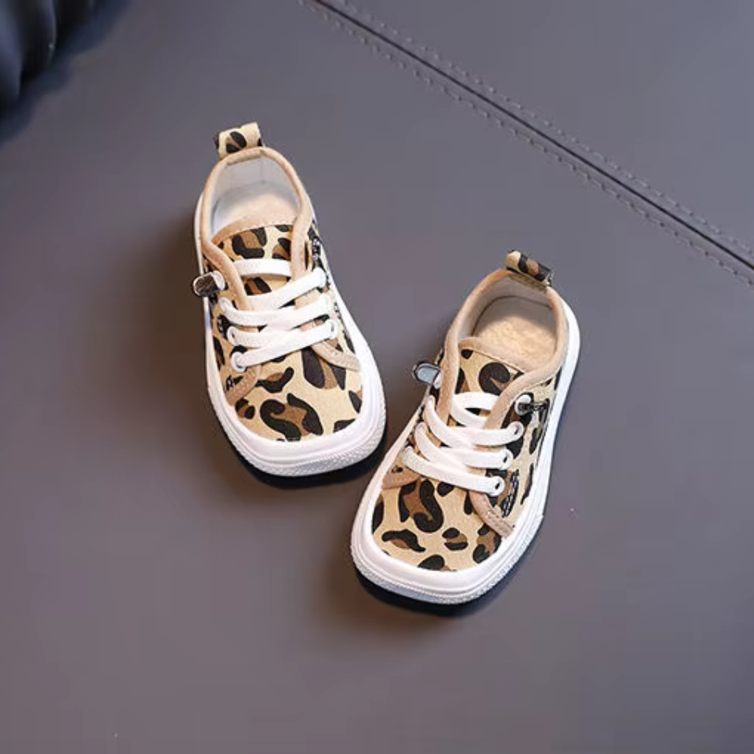 Kids' Sneakers with Leopard Print – WildStep