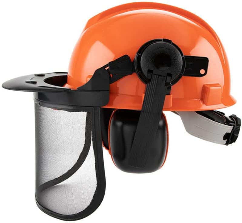 Forestry Safety Helmet with Face Shield & Ear Muffs – ArborMax