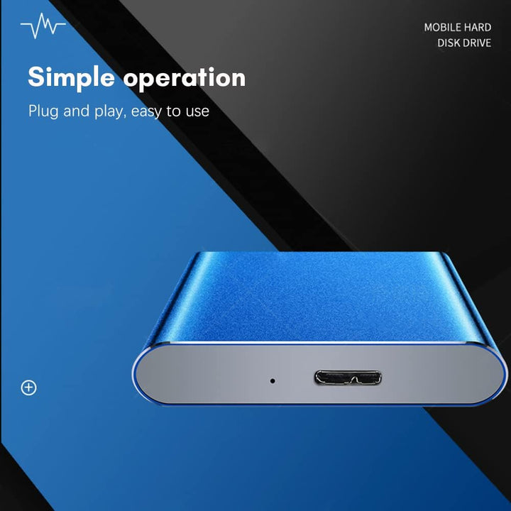 Portable 1TB USB 3.0 Hard Drive with Metal Case and High-Speed Transfer – Dravero