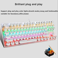 87-Key Mechanical Gaming Keyboard RGB Backlit Blue Switch