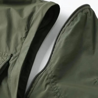 Men's transitional jacket water-repellent with removable hood - Leif