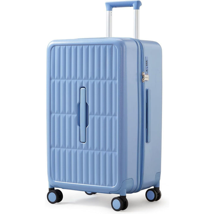 Airline-Approved 20" Carry-On Luggage with 3:7 Split & Triple-Layer PC Shell