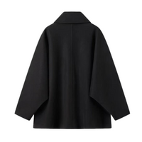 Ladies' transitional jacket in oversized style with button closure – Selina