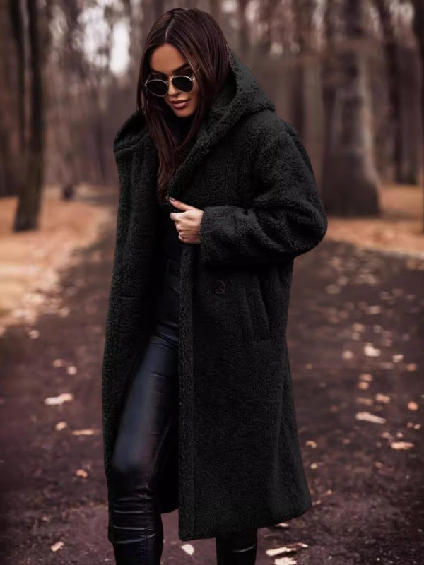 Women's trench coat with belt & double-breasted fastening – Clara