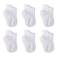 6 Pairs of Anti-Slip Baby Socks – Finn-White-0 to 1 year-State of Style