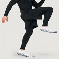 6 Pairs of Breathable Ankle Socks - ActiveRun-Black-State of Style