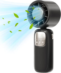 Portable Foldable Handheld Fan with LED Display 100 Speeds