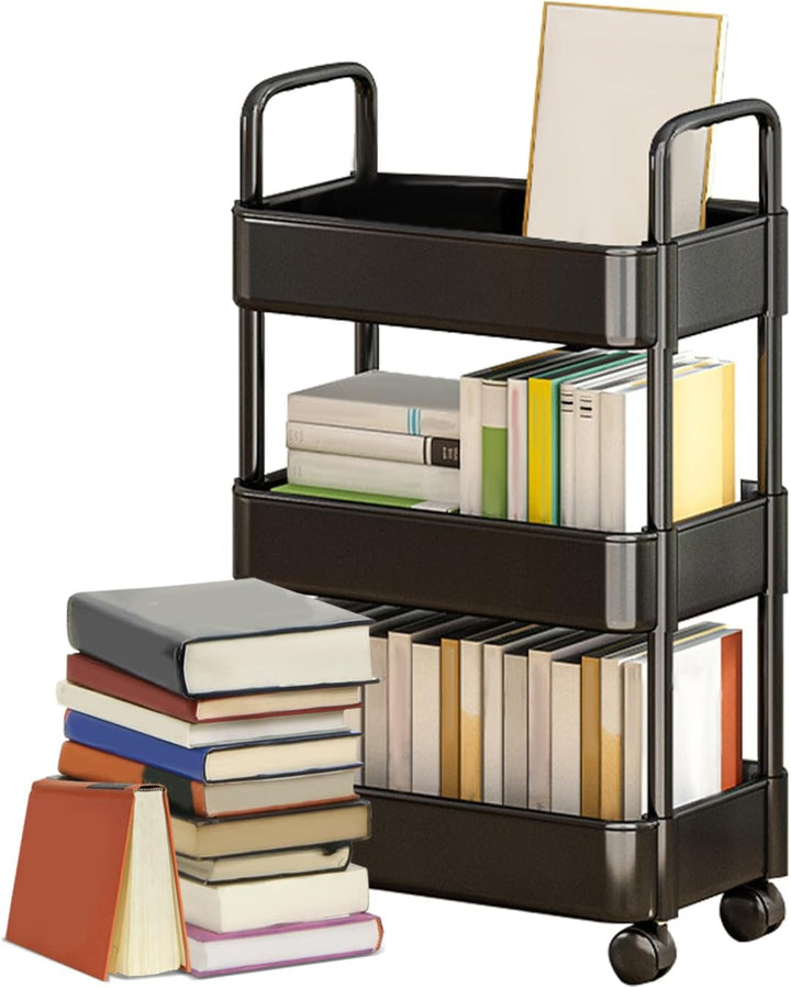 Rolling Utility Cart with Wheels & Handle – Veyora