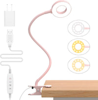 3 Colour Modes LED Desk Clamp Lamp with  & Flexible Gooseneck – Selvara (1+1 FREE)