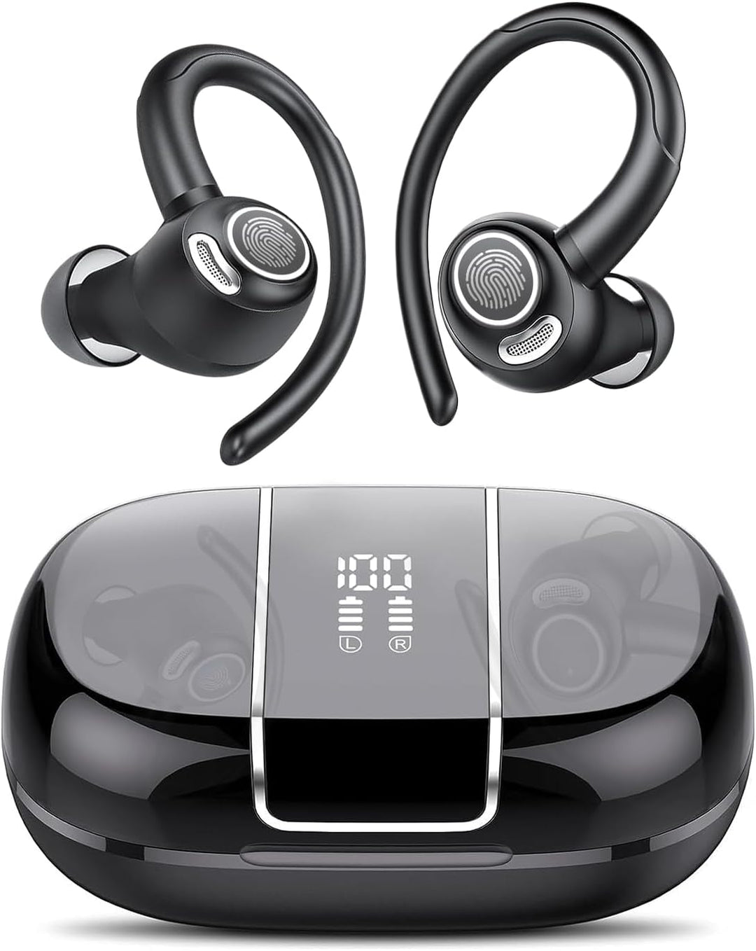 Wireless Bluetooth 5.3 Sport Earbuds with Noise Reduction and 48H Playback – Zeyora