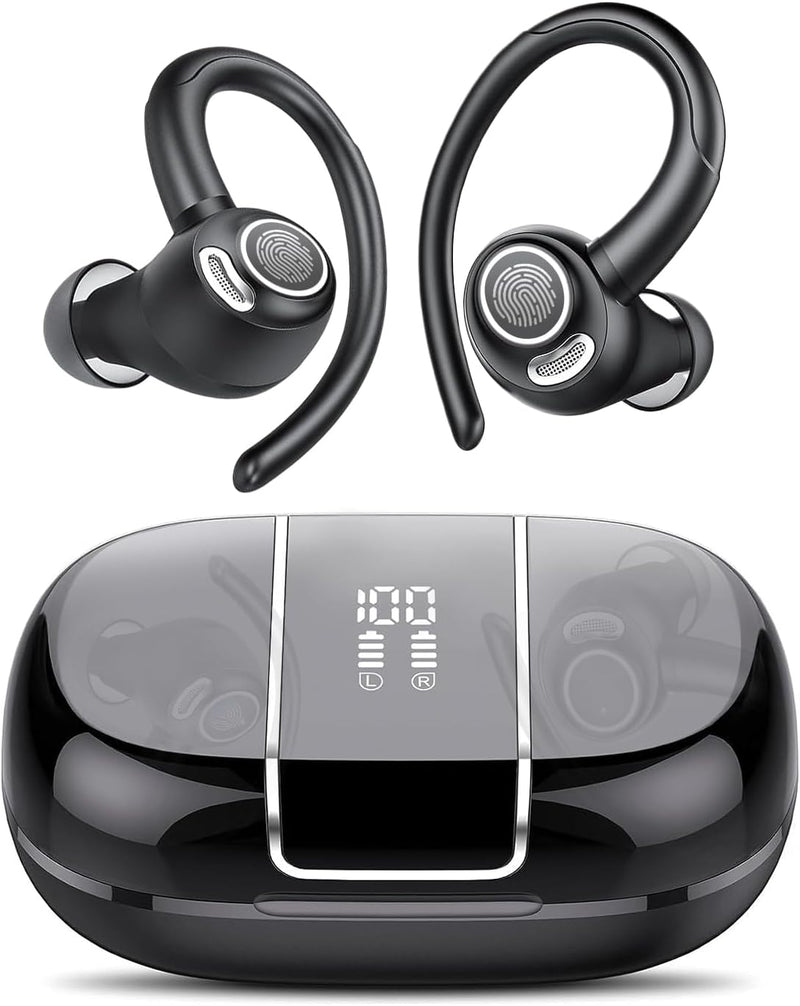 Wireless Bluetooth 5.3 Sport Earbuds with Noise Reduction and 48H Playback – Zeyora
