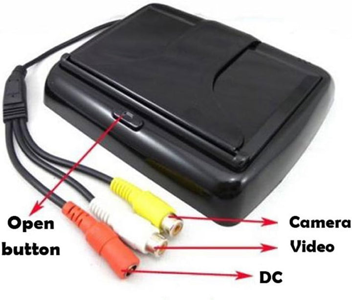 Wireless Car Reversing Camera with 4.3" (10.9 cm) LCD Monitor – ParkSafe