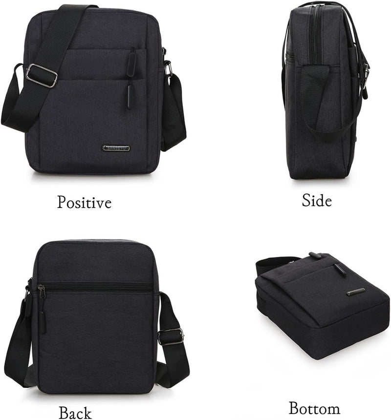 Men’s Waterproof Crossbody Sling Bag with Multiple Pockets – Corven