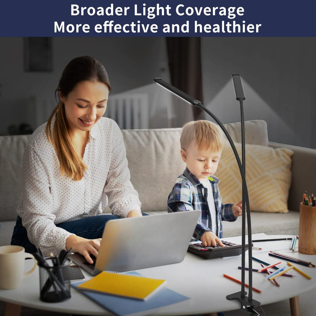 77 LED Desk Clamp Lamp with 70cm Flexible Gooseneck – Ravien