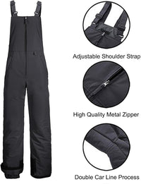 Waterproof Insulated Snowboarding Bibs – Arvion