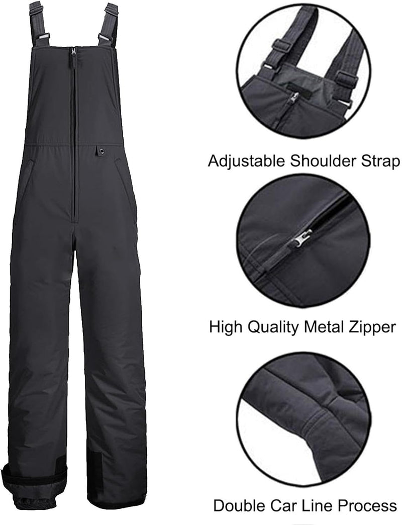 Waterproof Insulated Snowboarding Bibs – Arvion