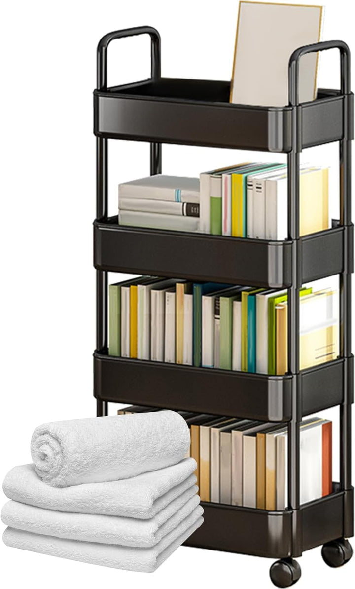 Rolling Utility Cart with Wheels & Handle – Veyora