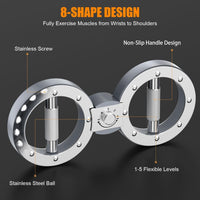 Twister Arm Exerciser with Adjustable 12LB Resistance and 360° Rotation – Zeynor