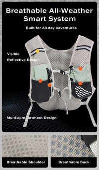 Ultra-Light Hydration Running Vest with 2L Water Bladder – Dravien