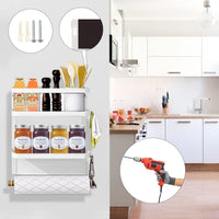 Magnetic Fridge Spice Rack with Paper Towel Holder – Oryden