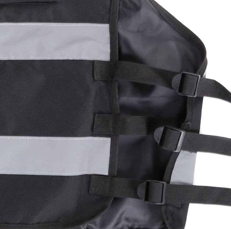 Adjustable Hi-Vis Security Vest with Reflective Tape M–XL