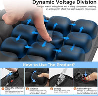 Inflatable Travel Seat Cushion with Ergonomic Pressure Relief – AirComfort