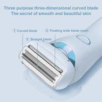 Women’s Electric Shaver with 3 High-Speed Blades and 3D Floating Foil – Nivora