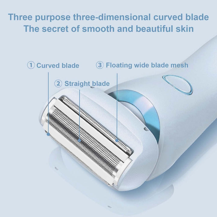 Women’s Electric Shaver with 3 High-Speed Blades and 3D Floating Foil – Nivora