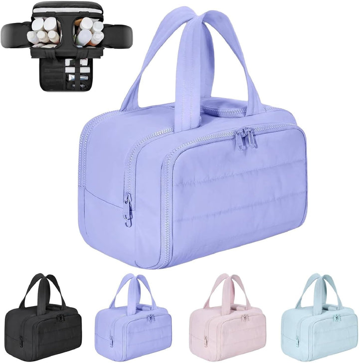Travel Cosmetic Bag – Large Waterproof Toiletry & Makeup Organizer (4-in-1) – Selvane