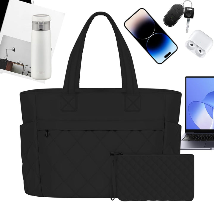 Professional Compartmented Work Bag – Large Capacity Laptop Case – Selvara