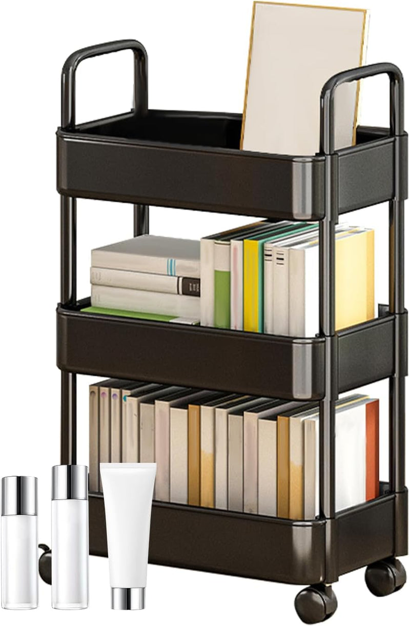 Rolling Utility Cart with Wheels & Handle – Veyora