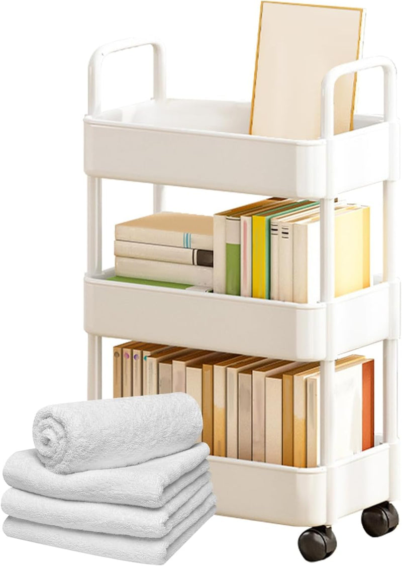 Rolling Utility Cart with Wheels & Handle – Veyora